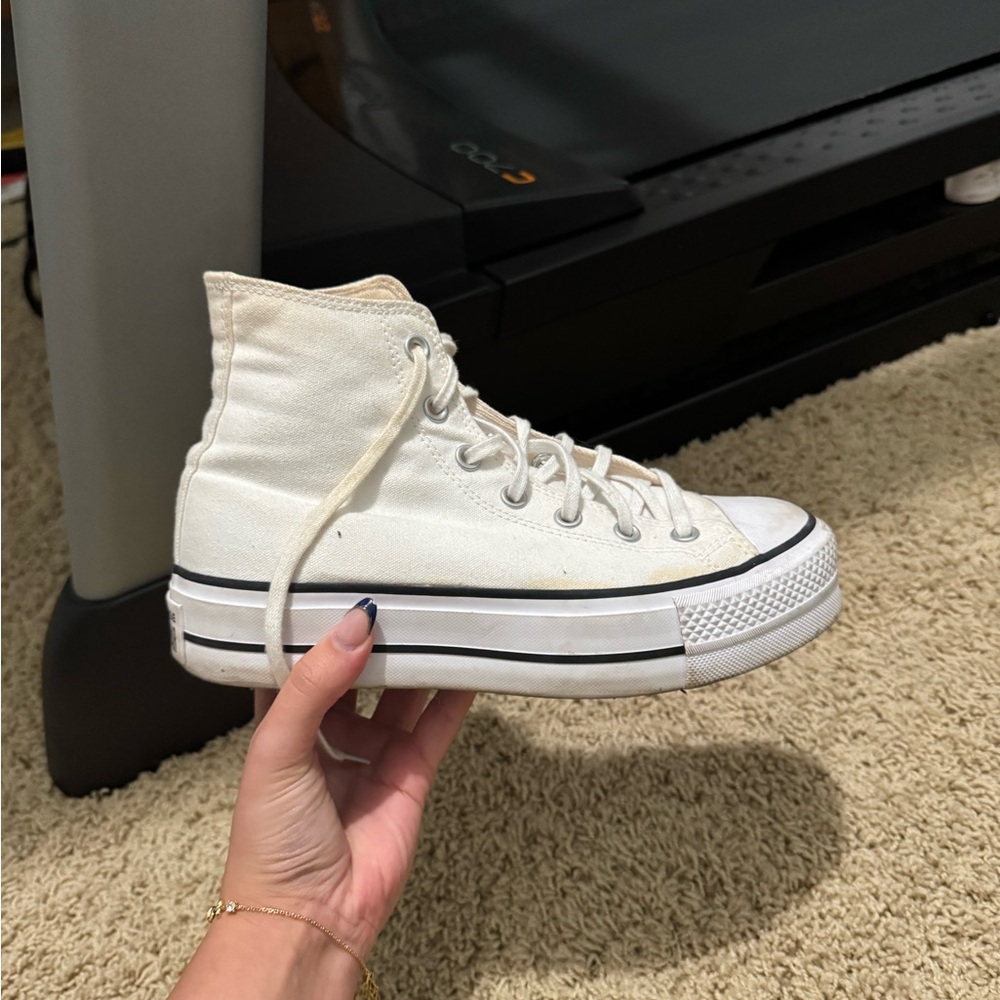 Converse High-Top Sneakers in White